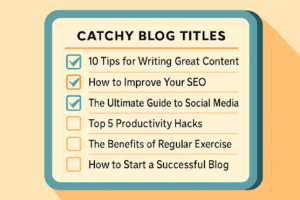 Blog Titles